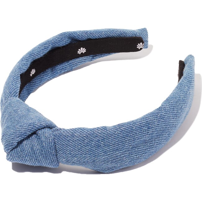 Kids Classic Knotted Headband, Light Denim