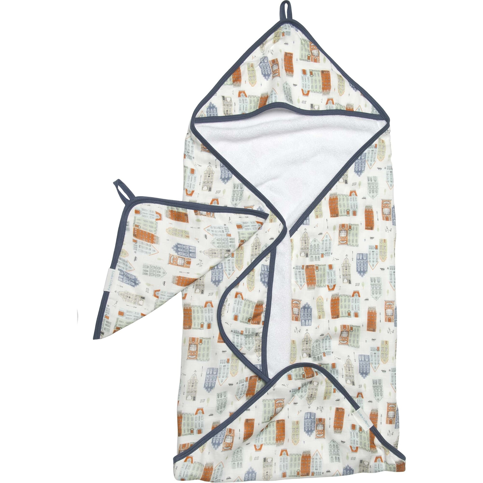 Terry Cloth Hooded Towel Set, Home Sweet Home - Towels - 1