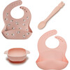 First Feeding Food Grade Silicone Mealtime Set, Bunny - Mixed Accessories Set - 1 - thumbnail