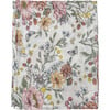 Bamboo Cotton Muslin Swaddle Blanket, Secret Garden - Swaddles - 1 - thumbnail