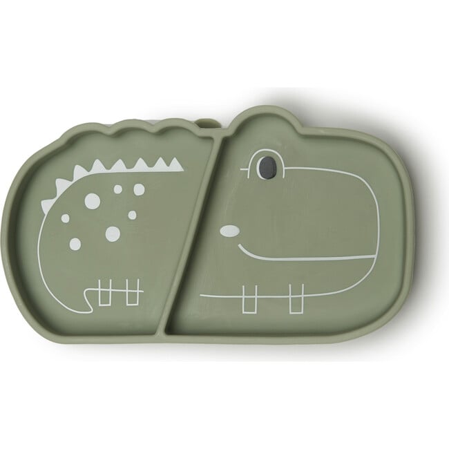 Feeding Food Grade Silicone Dining Bundle, Alligator - Mixed Accessories Set - 5