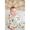 Bamboo Cotton Muslin Swaddle Blanket, Safari Jungle - Swaddles - 3