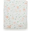 Bamboo Cotton Muslin Fitted Crib Sheet, Bunny Meadow - Crib Sheets - 1 - thumbnail