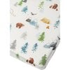 Bamboo Cotton Muslin Fitted Crib Sheet, Adventure Begins - Crib Sheets - 1 - thumbnail