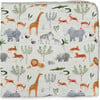 Bamboo Cotton Muslin Reversible Quilt Blanket, Safari Jungle - Quilts - 2