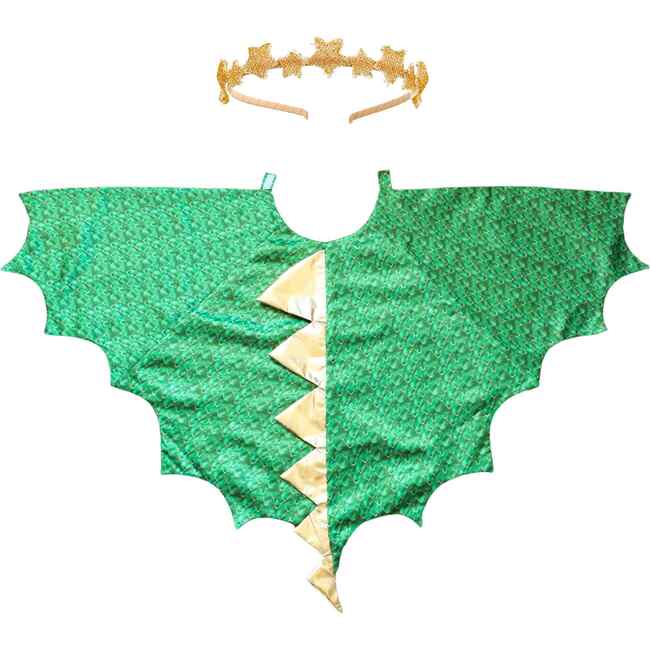 Dragon & Wizard Costume Gift Set, Green/Black - Costumes - 7