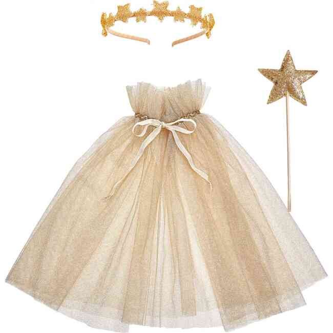 Celestial Princess & Wizard Costume Gift Set, Gold/Navy - Costumes - 7