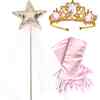 Raven Princess Crown & Wand Set, Pink - Costume Accessories - 1 - thumbnail