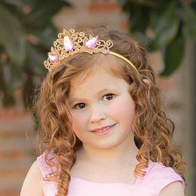 Raven Princess Crown & Wand Set, Pink - Costume Accessories - 2