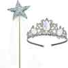 Raven Princess Crown & Wand Set, Silver - Costume Accessories - 4