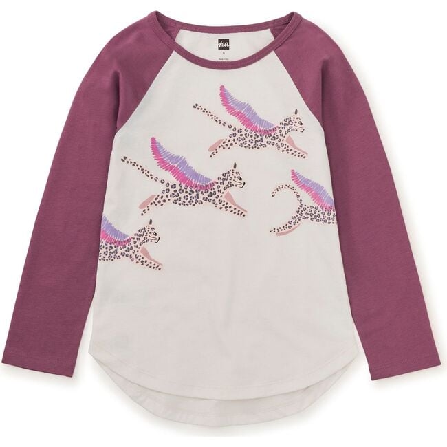 Pegakitty Raglan Tee, Chalk