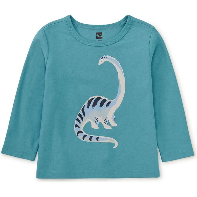 Long Neck Dino Baby Tee, SEASHORE