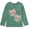 Turkish Cats Double Sided Tee, Seaspray - T-Shirts - 2