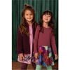 Teddy Fleece Zip Up Jacket, Purple Fig - Fleece & Sherpa Jackets - 4