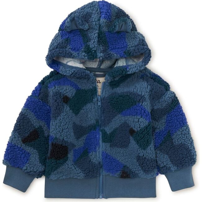 Teddy Fleece Bear Ears Hoodie, El Calafate Glaciar Camo