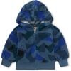 Teddy Fleece Bear Ears Hoodie, El Calafate Glaciar Camo - Sweatshirts - 1 - thumbnail