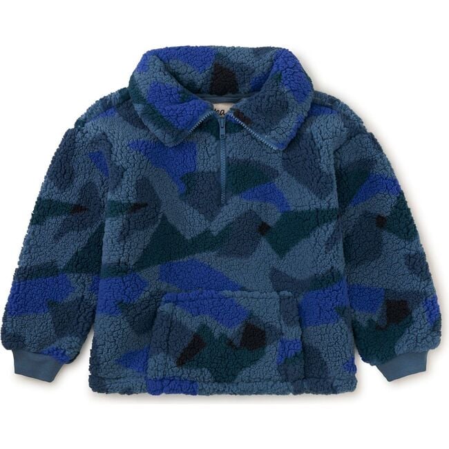 Teddy Fleece Pullover, El Calafate Glaciar Camo