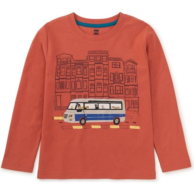 Istanbul Bus Graphic Tee, Copper