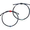 Unisex Dark Evil Eye Braided Bead Handmade Bracelet Bundle - Mixed Accessories Set - 1 - thumbnail