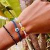 Women's Carmen 18K Gold Plated Jewel Bracelet And Choker Set - Mixed Accessories Set - 2