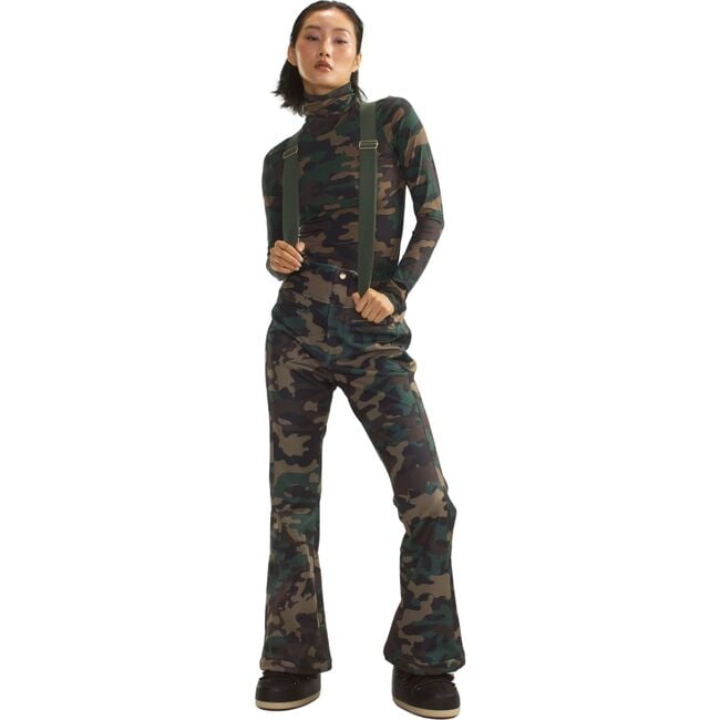 Women's Camouflage Turtleneck Long Sleeve Base Layer