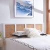 Vienna Cane Headboard, White Wash - Beds - 9