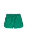 Pom-Pom Rounded Edge Drawstring Gym Shorts, Viridis - Shorts - 7