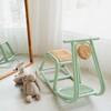 Vespa Handcrafted Rattan Rocker Toy, Mint Green - Rockers - 2