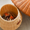 Mushroom Handcrafted Rattan Storage Basket, Natural - Storage Baskets - 6