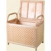 Mia Handcrafted Rattan Storage Trunk & Bench With Cushion, Natural - Storage - 6