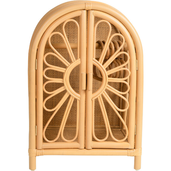 Blossom Handcrafted Rattan Doll Cabinet, Natural