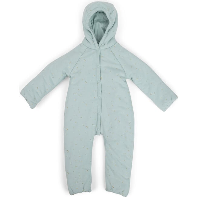 Étoile Organic Cotton Plush Romper, Frozen Dew