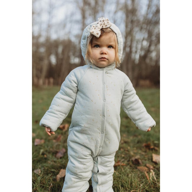 Étoile Organic Cotton Plush Romper, Frozen Dew - Rompers - 3