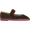 Women's Mafalda Ulla Piped Velvet Mafalda Shoes, Brown - Mary Janes - 1 - thumbnail