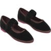 Women's Mafalda Sethe Piped Velvet Slip-On Shoes, Brown - Mary Janes - 2