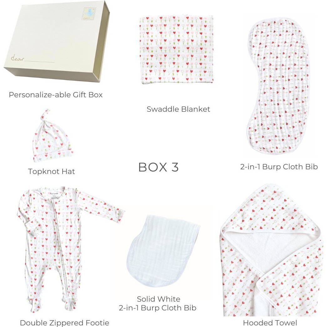 Welcome Baby Gift, Growing Love - Mixed Apparel Set - 1