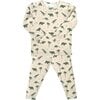 Toddler Pajama Set, Dino Snores - Pajamas - 1 - thumbnail