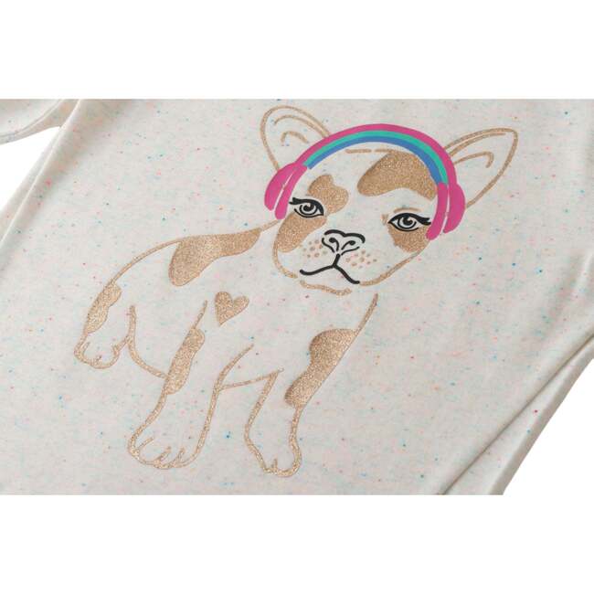 Kids Long Sleeve Neon Neps Tee, Fun Dog - T-Shirts - 2