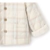 Reversible Classic Winter Plaid Flannel Side Quilted Jacket, Multicolors - Jackets - 3