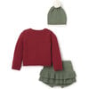 Merry & Bright Sweater & Knit Skirt With Pom Hat, Multicolors - Suits & Separates - 3