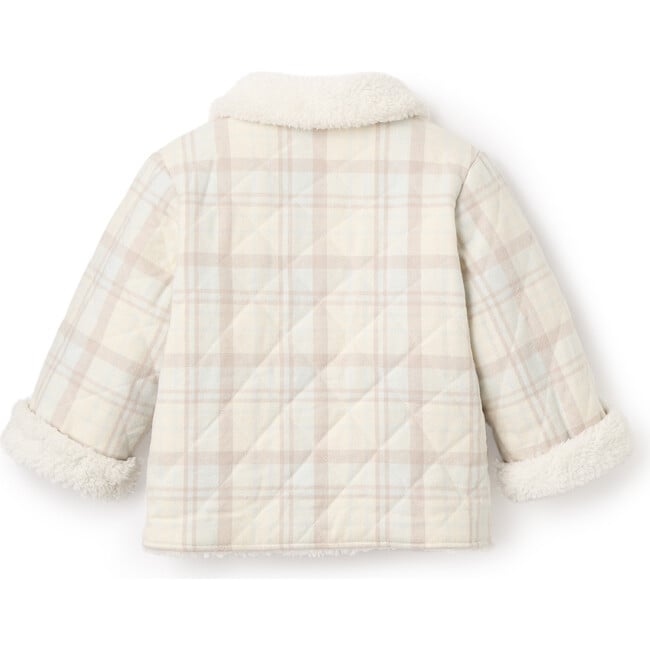 Reversible Classic Winter Plaid Flannel Side Quilted Jacket, Multicolors - Jackets - 5