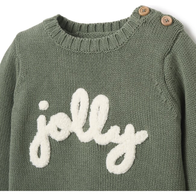 Jolly Sweater & Knit Pants With Pom Hat, Multicolors - Suits & Separates - 2