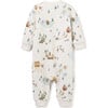 Christmas Print Fleece Jumpsuit, Multicolors - Jumpsuits - 3