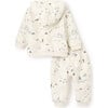 Arctic Family Printed Organic Fleece Hoodie & Jogger Pants, Multicolors - Suits & Separates - 3