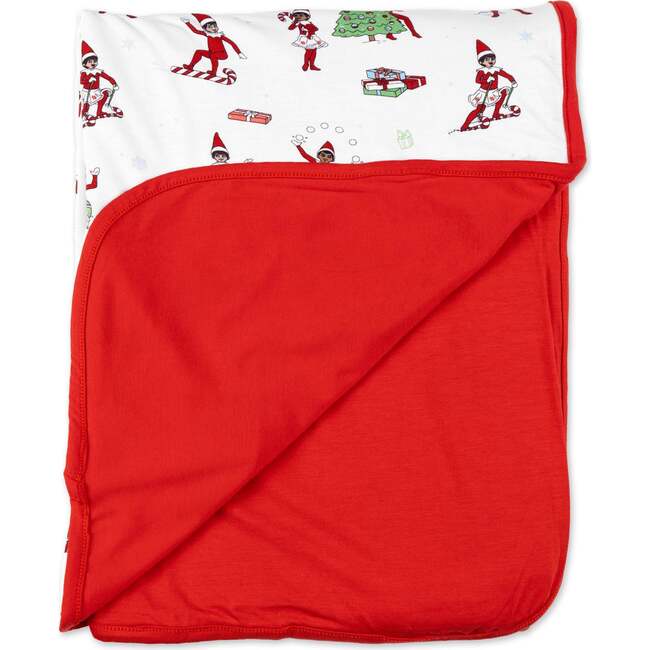 The Elf On The Shelf Bamboo Blanket, White