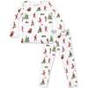 The Elf On The Shelf Bamboo Kids Pajamas, White - Pajamas - 1 - thumbnail