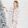The Elf On The Shelf Bamboo Women's Pajama Set, White - Pajamas - 2