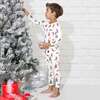 The Elf On The Shelf Bamboo Kids Pajamas, White - Pajamas - 4