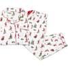 The Elf On The Shelf Bamboo Women's Pajama Set, White - Pajamas - 5