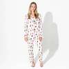 The Elf On The Shelf Bamboo Women's Pajama Set, White - Pajamas - 6